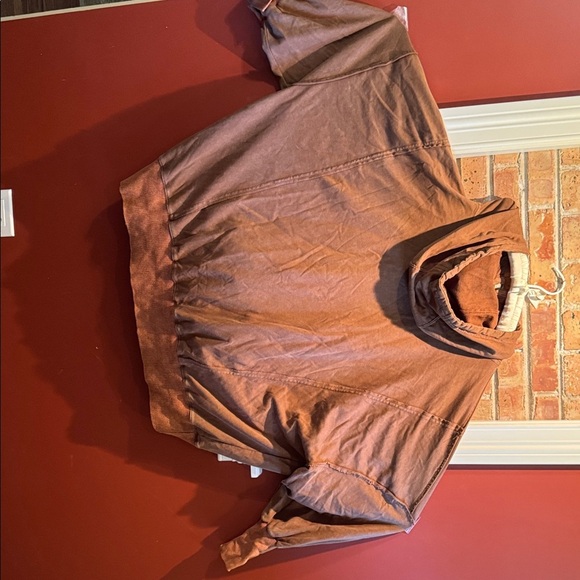 Blue Velvet Brown Oversized Hoodie with Drawstrings--Size XL--NWOT - Picture 5 of 12